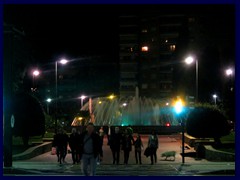 Murcia by night 23 - Plaza Circular, the largest traffic circle of Murcia